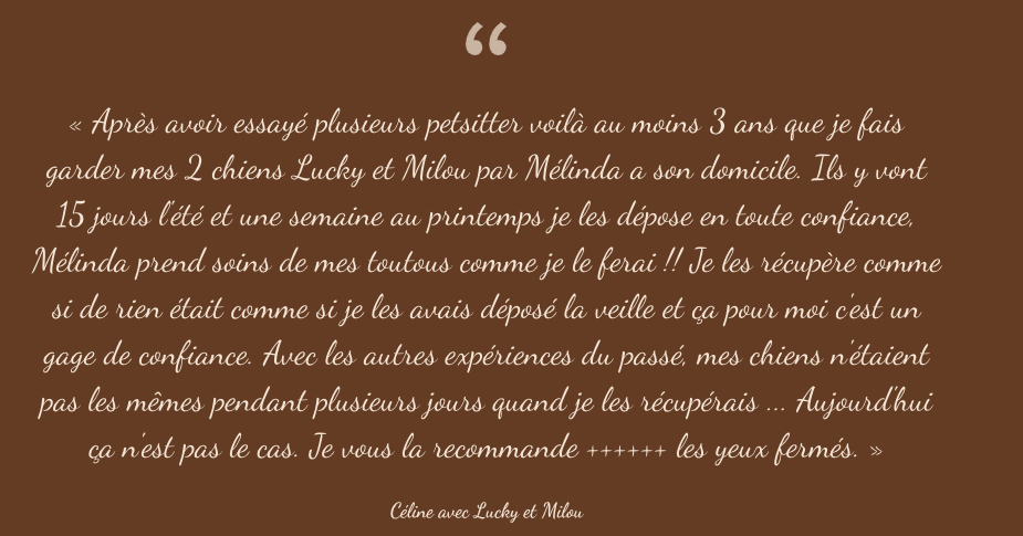 Céline avec Lucky et Milou