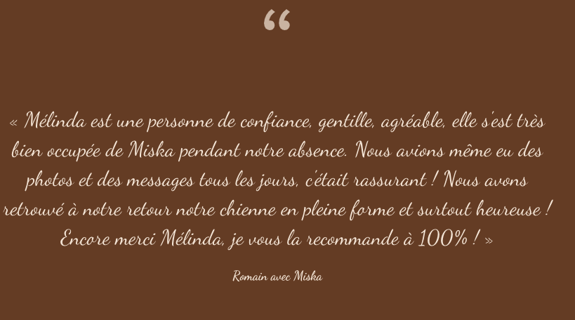 Romain avec Miska